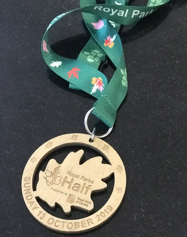 Royal Parks Half Marathon Medal