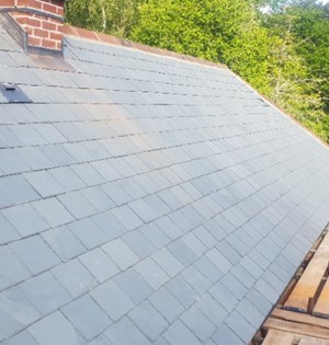 Cottage roof completed