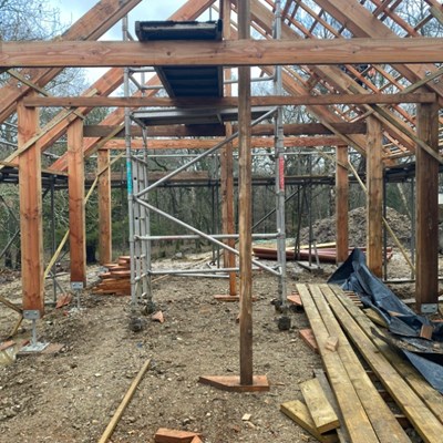 Front view of Cameron's Cottage