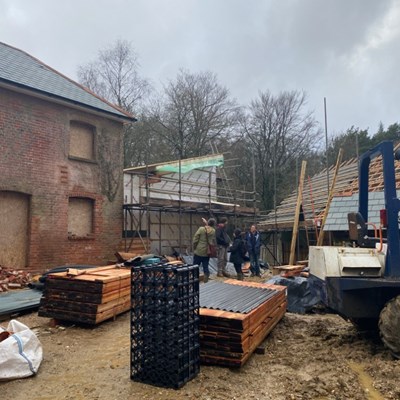 Front view of Cameron's Cottage