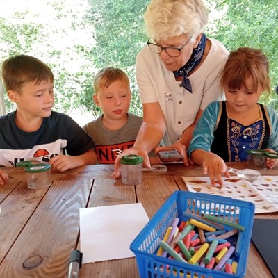 Spending time in nature helps the young carers decompress