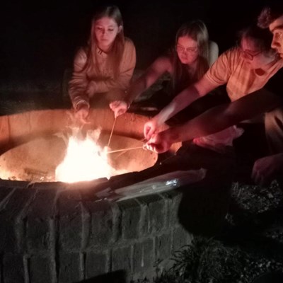 Spending time in nature helps the young carers decompress