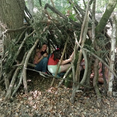 Spending time in nature helps the young carers decompress