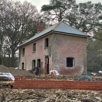 Construction work is progressing steadily