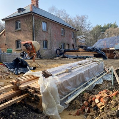 Approach to the cottage