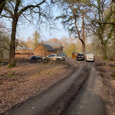 Approach to the cottage