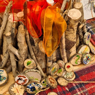 The reserve lake is teeming with pondlife