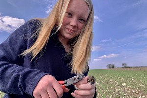 Izzy is a 17 year old trainee bird ringer 